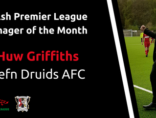 Huw Griffiths named WPL Manager of the Month.