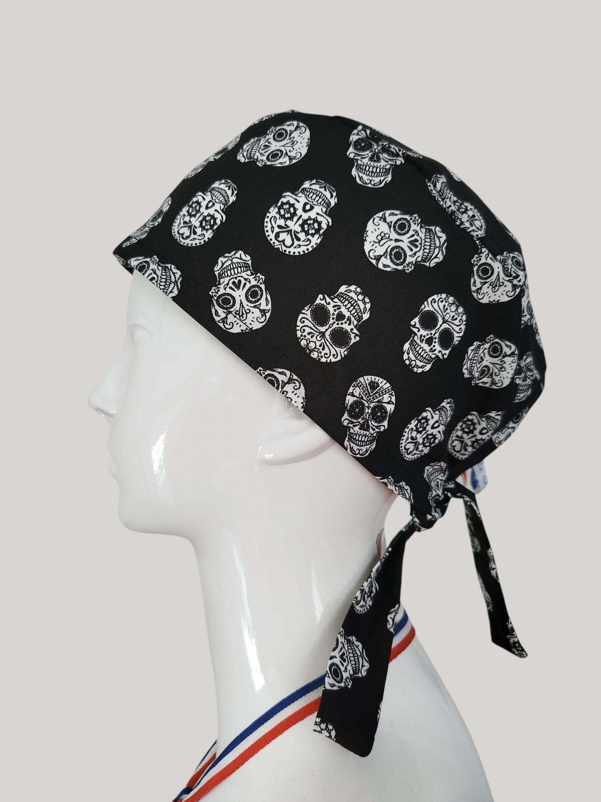 Calot de Bloc Calaveras Noir et Blanc