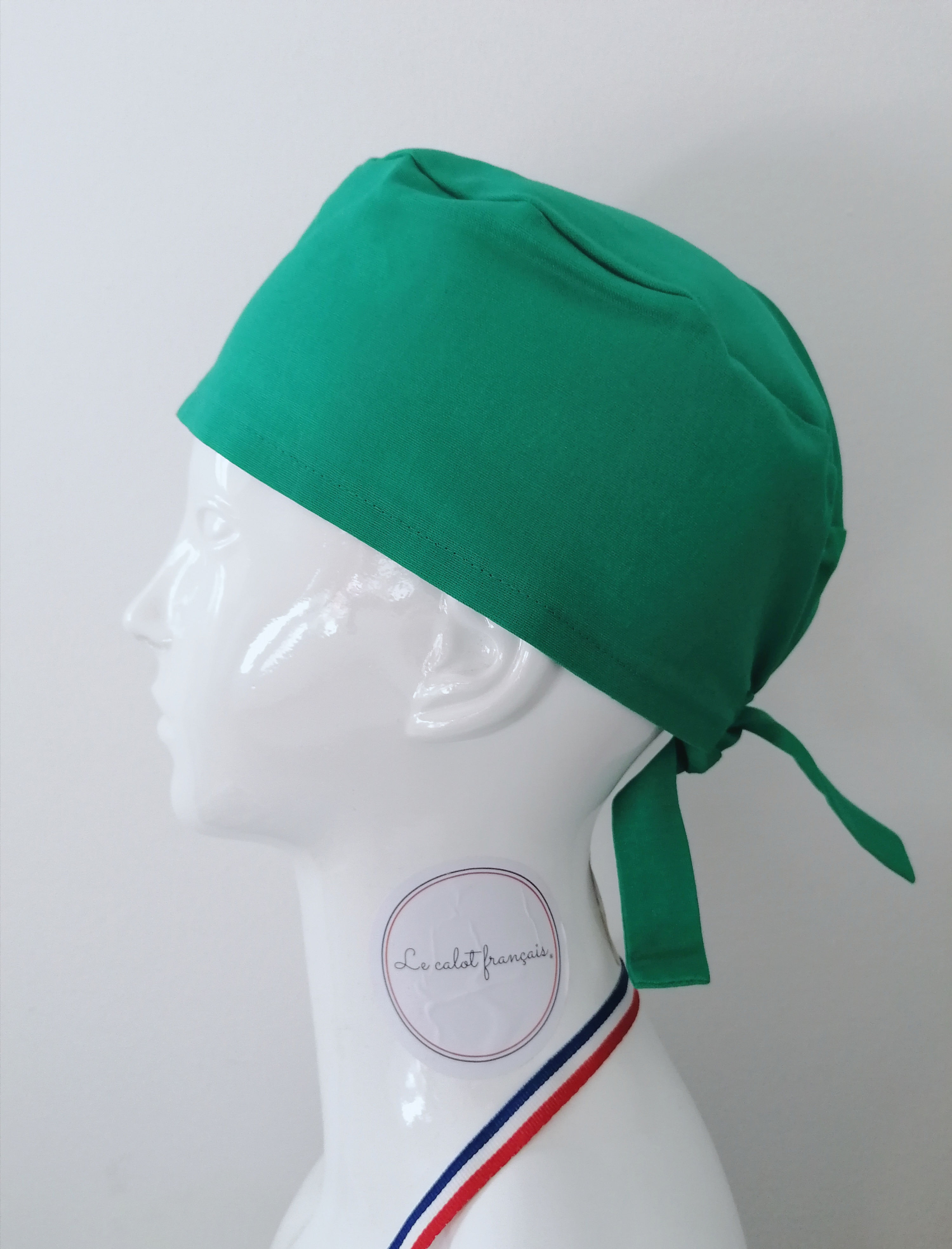 Calot Uni Vert Menthe | Le calot Français | Fabriqué en France