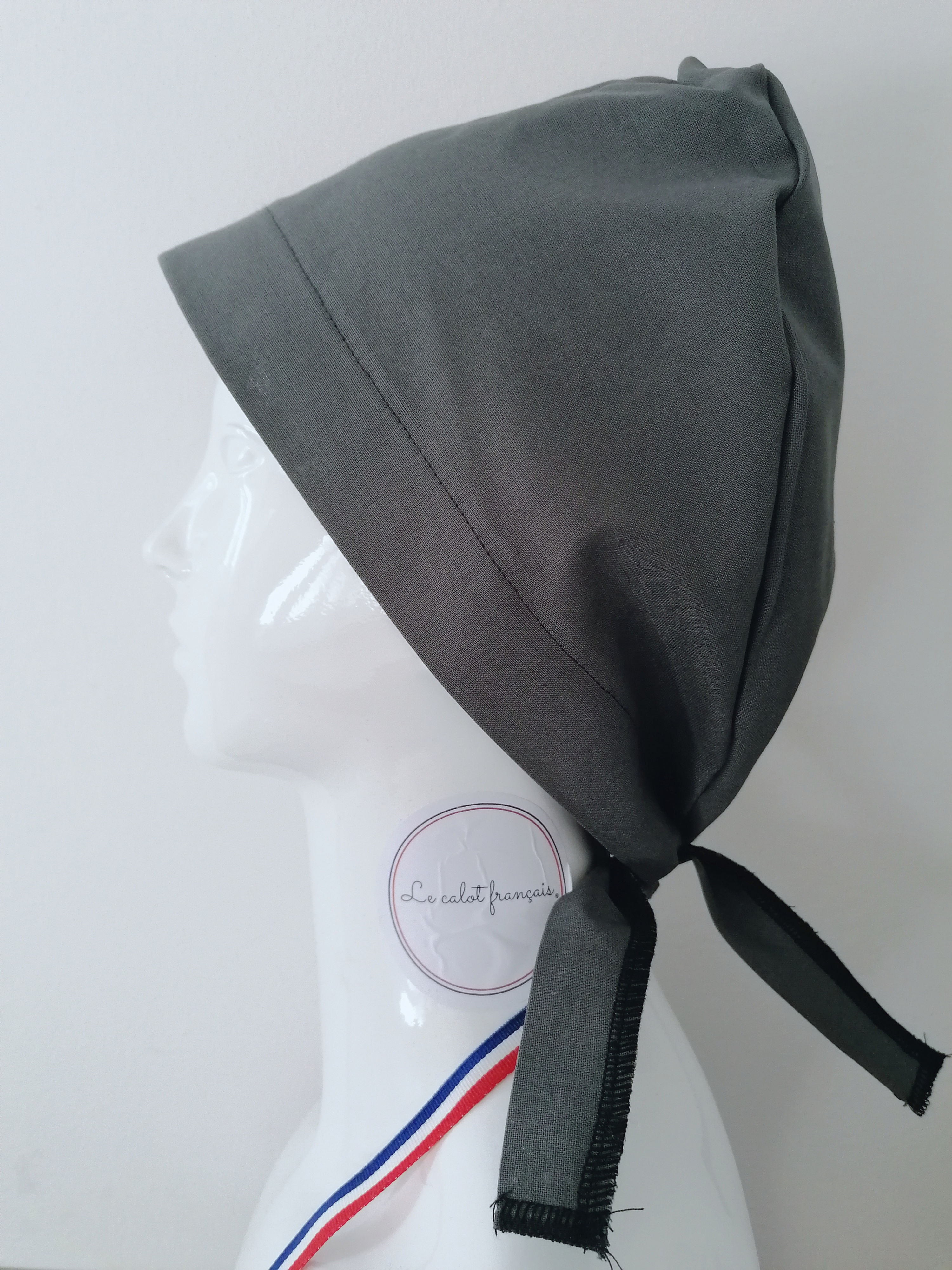 Calot Uni Gris | Le Calot Français | Fabriqué En France