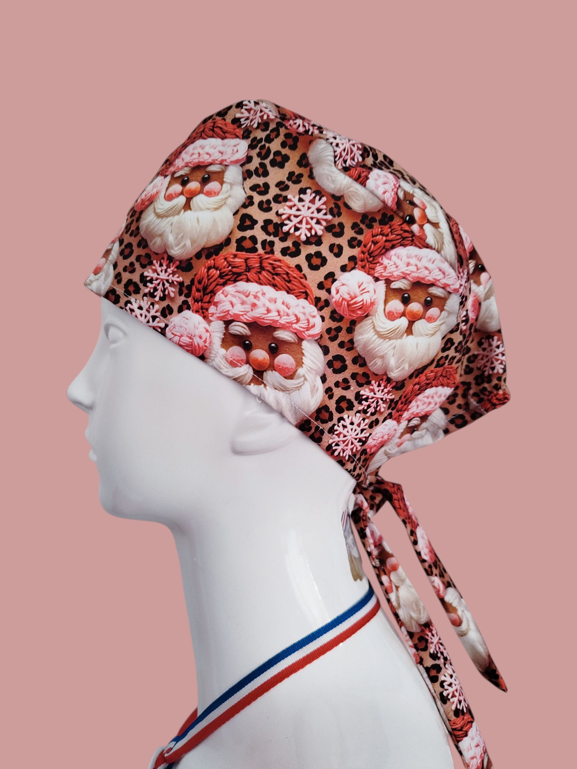 Calot de Bloc Papa Noël (avec passage queue de cheval )