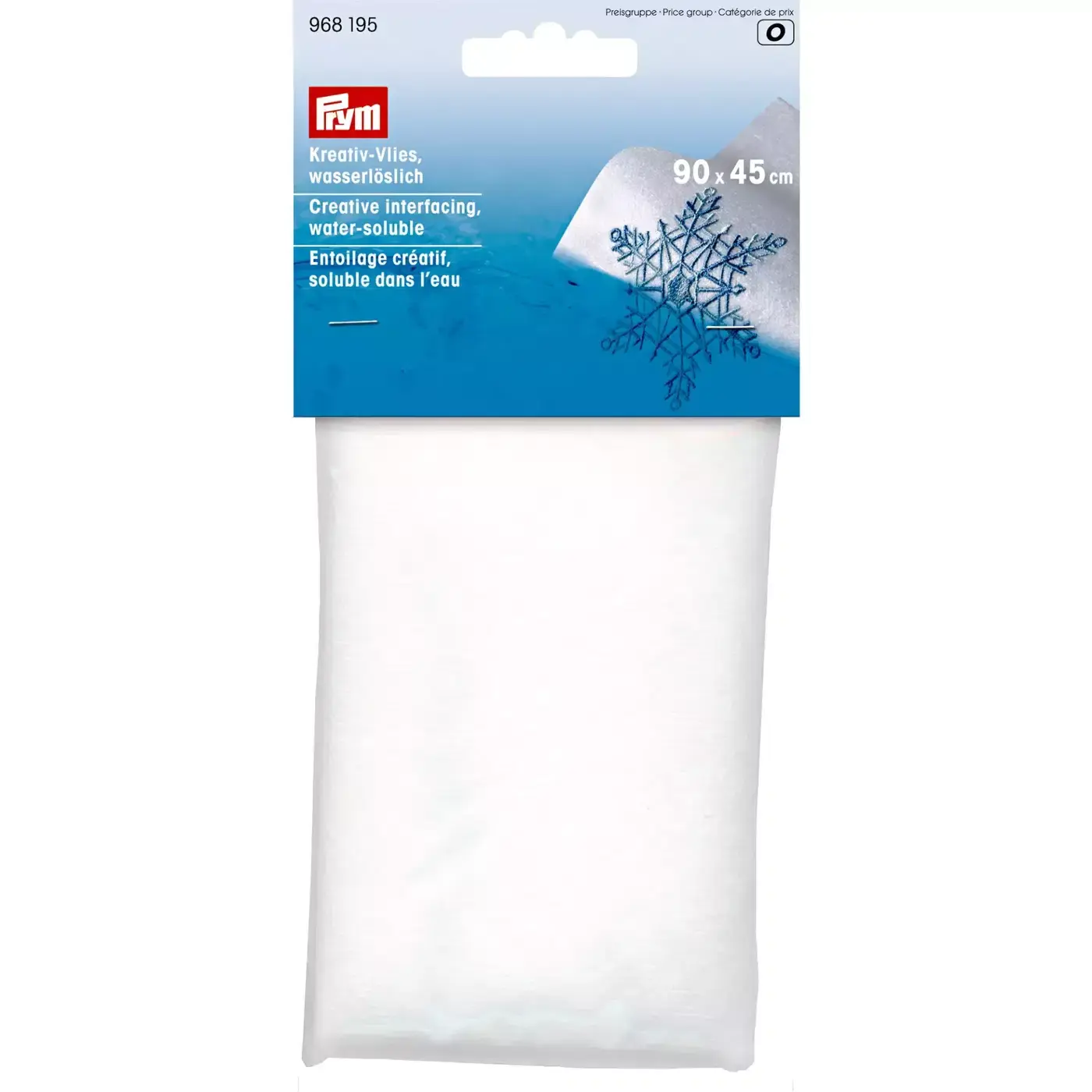 Creative interfacing, water-soluble