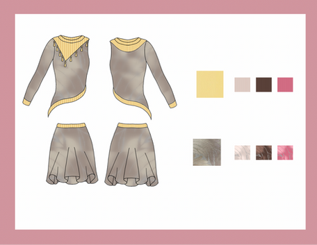 Shirt and Skirt - Front & Back