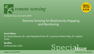 Special Issue "Remote Sensing for Biodiversity Mapping and Monitoring"