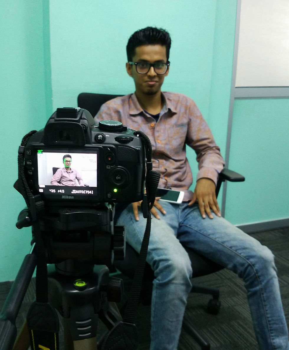 Naveen On Camera