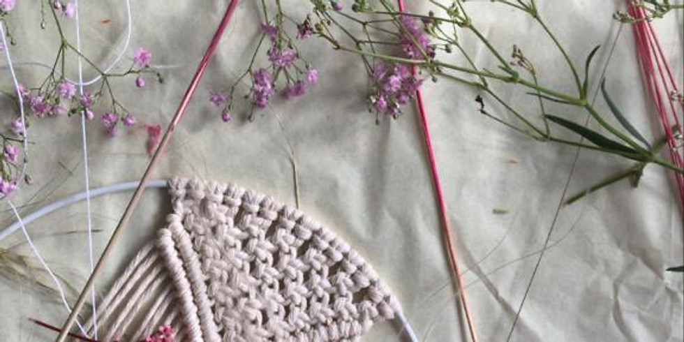 Special Workshop Edition: Makramee-Traumfänger mit Trockenblumen