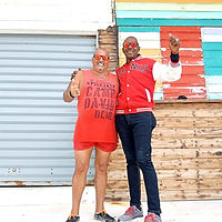 Rudy from France and Crispin Mejia at El Cortecito Beach. Visit www.puntacanagaleontours.com