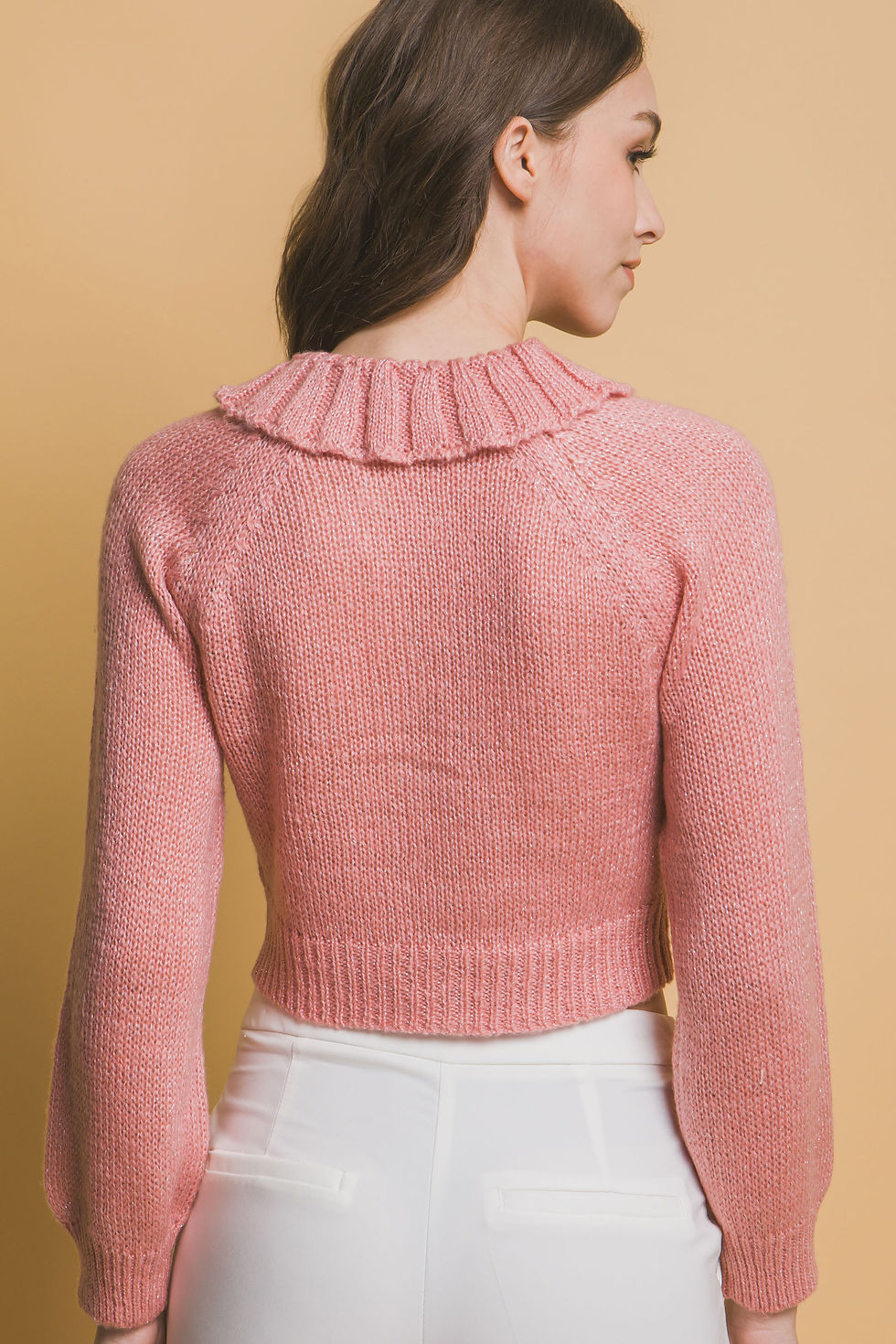 Thumbnail: Short collard sweater