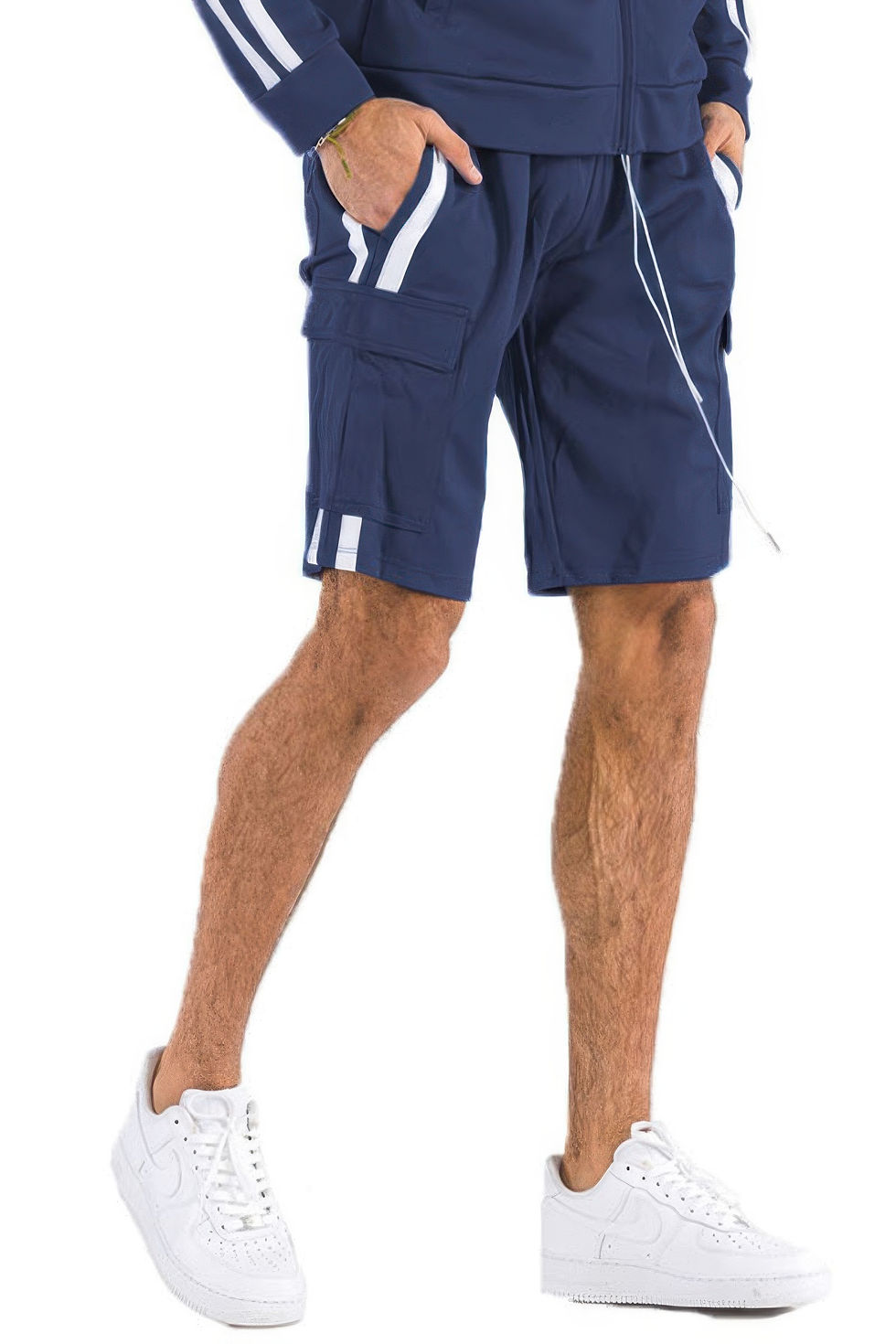 Thumbnail: Two Stripe Cargo Pouch Shorts