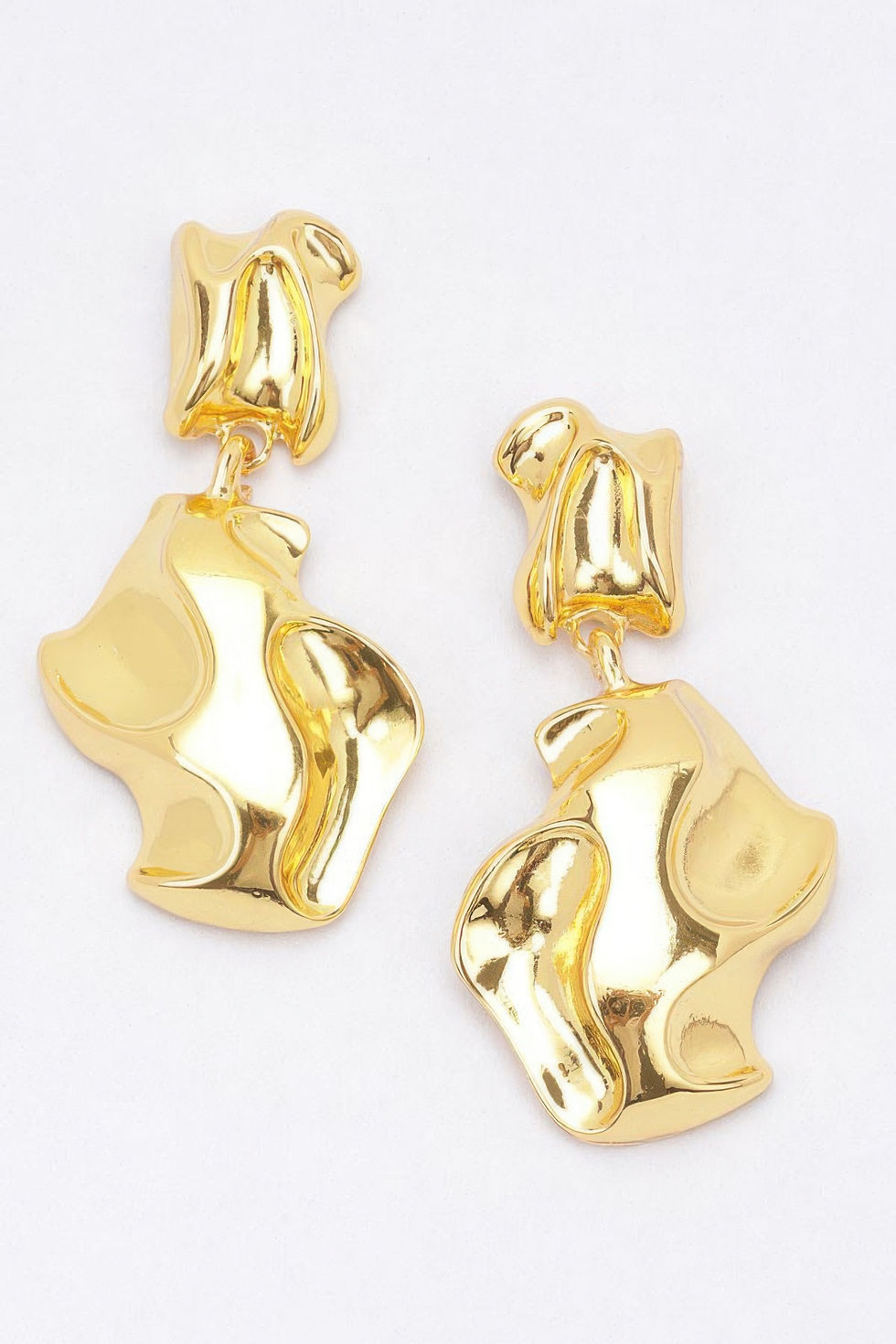 Thumbnail: Gold Plated Metal Earring