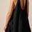 Thumbnail: Solid A Line Pockets Low Back Knot Midi Dress