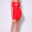 Thumbnail: Spaghetti Strap Twist Front Cutout Ruched Mini Dress