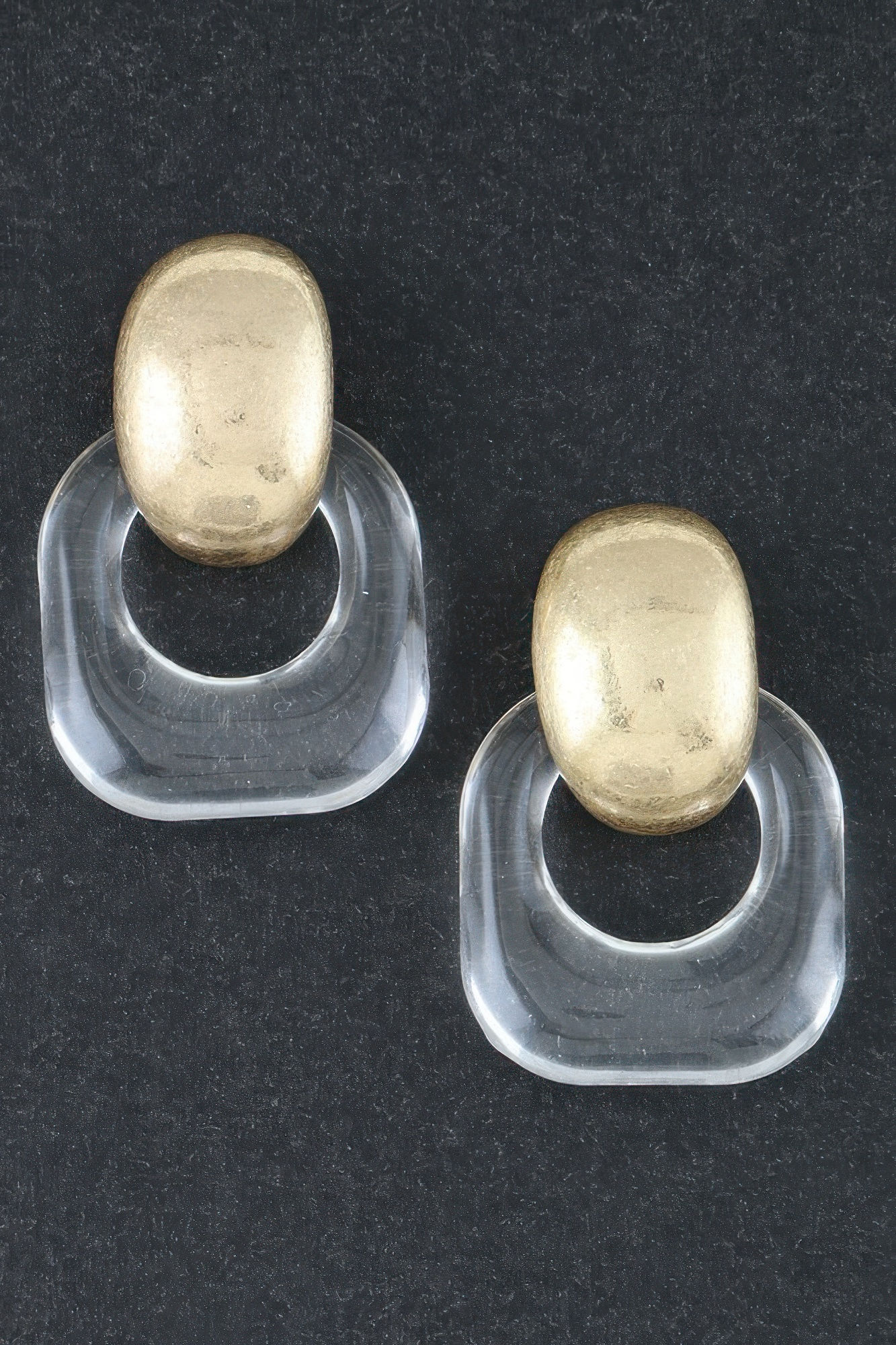 Modern Transparent Drop Earrings