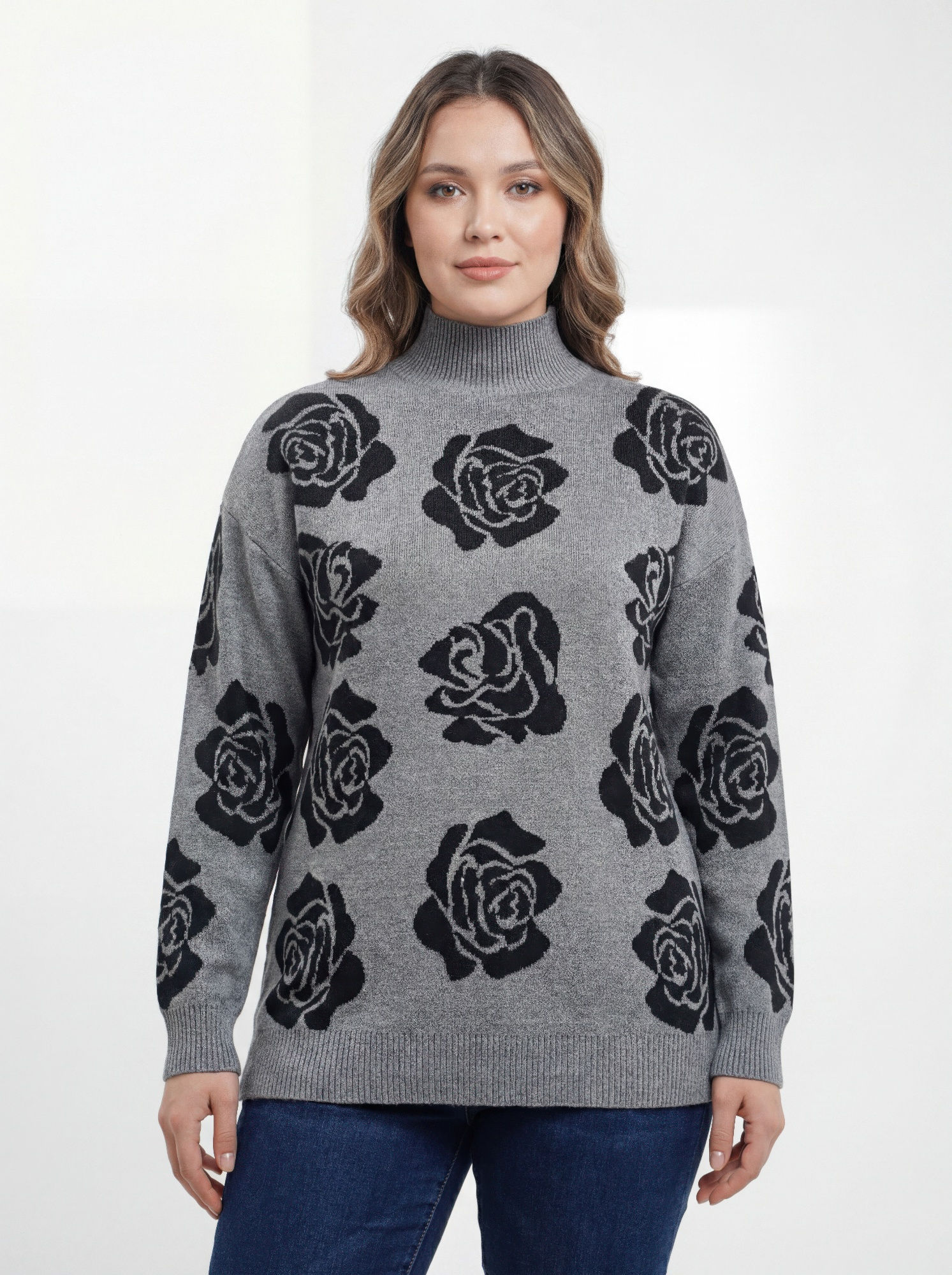 Ninety Floral Sweater     