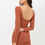 Thumbnail: U Neck Of Front And Back Side, Basic Rib Dress With Long Sleeve