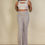 Thumbnail: Wavy Print High Waist Flare Pants