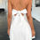 Thumbnail: Off Shoulder Elegant Tube Cuff A Swing Short Dress