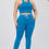 Thumbnail: Plus Size Crop Tank Top & Ruched Pants Set