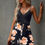 Thumbnail: Floral V Neck Spaghetti Strap Belted Cami Dress
