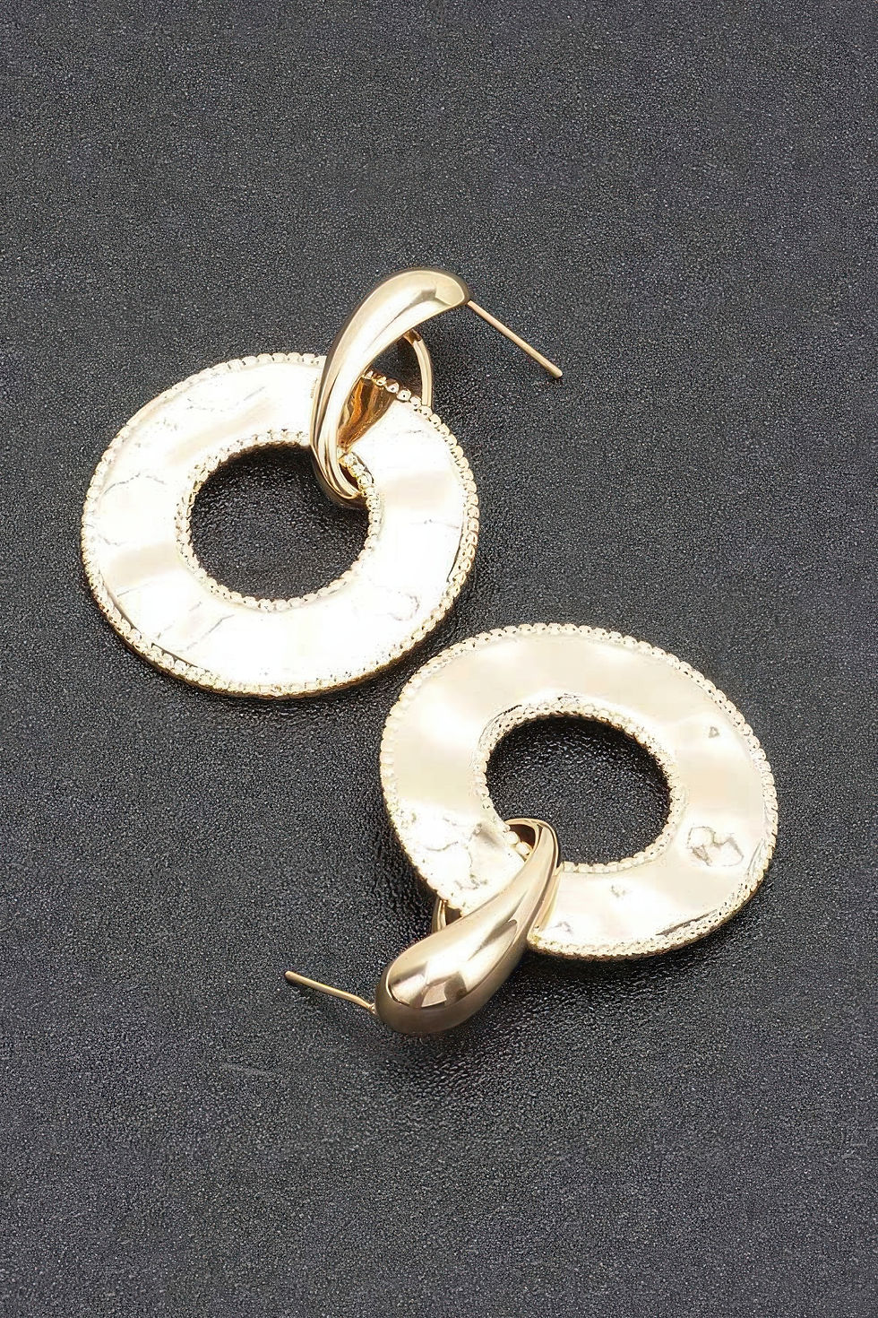 Thumbnail: Gold Plated Metal Earring