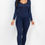 Thumbnail: Scoop Neck Long Sleeve Bodycon Jumpsuit