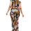 Thumbnail: Plus Knitted Color Painting 2 Piece Pants Set