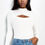 Thumbnail: Front Cutout Long Sleeve Bodysuit