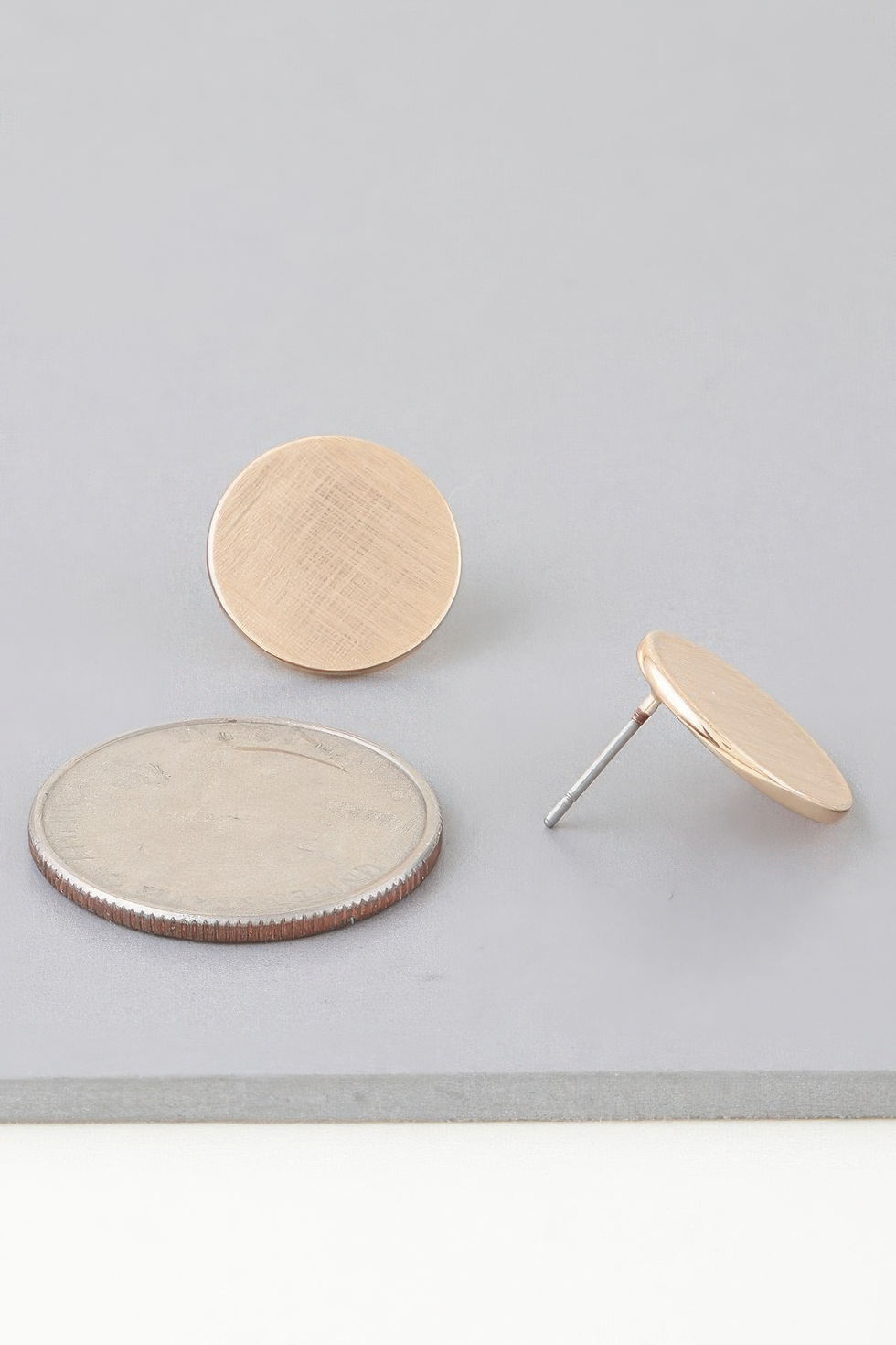 Thumbnail: Matte Abstract Disc Earrings