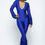 Thumbnail: Yoga Shoulder Padded Ruched Stacked Jumpsuit