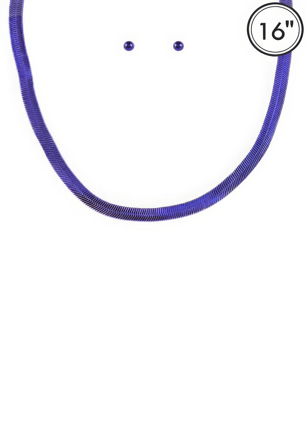 Thumbnail: Aluminumcoating Herringbone Necklace Set