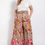 Thumbnail: Flare Wide Leg And Waist Smocked Pants With Side Pocket