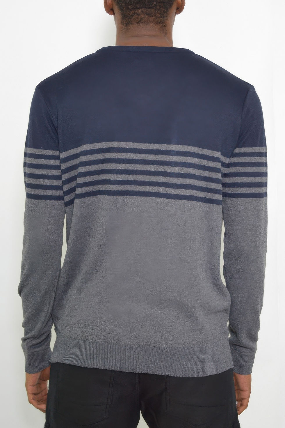 Thumbnail: Mens Knit Vneck Pullover Sweater