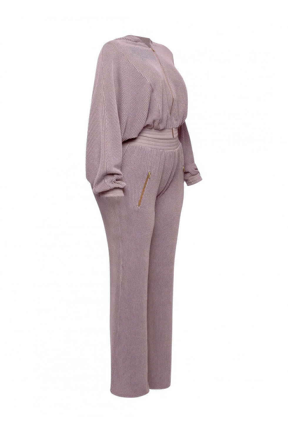 Thumbnail: Zipper Closure Hoodie Jacket & Pants Set