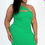 Thumbnail: Plus Size Ribbed One Shoulder Cutout Front Casual Mini Bodycon Dress