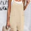 Thumbnail: Scoop Neck Spaghetti Straps Loose Fit Solid Romper