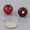 Thumbnail: Deep Cherry Stud Earrings