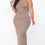 Thumbnail: Plus Size Solid Basic Maxi Dress