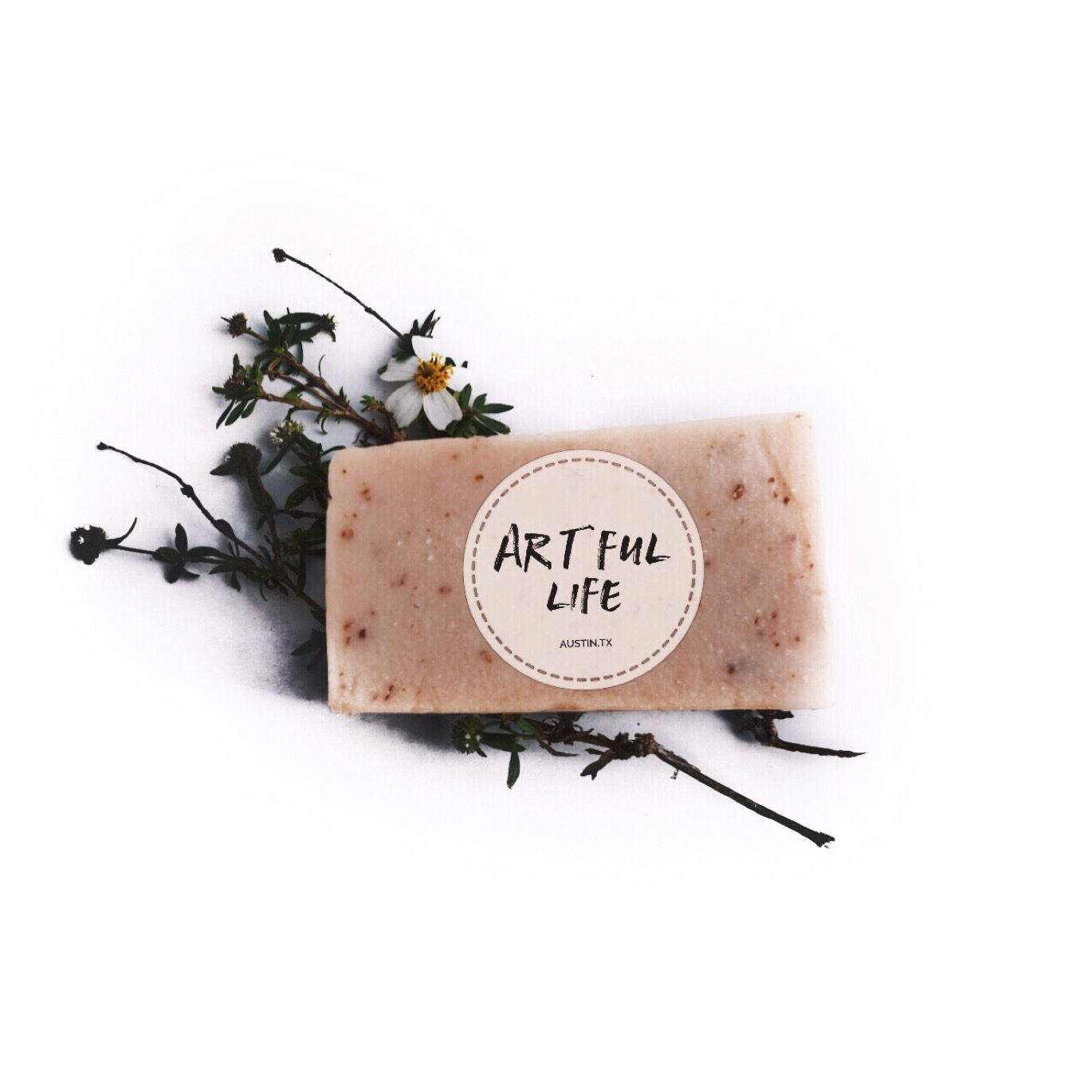 Handmade Poppy Seed Soap, Approx. 5 oz Bar