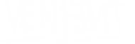 Venjent Logo Painted White (Transparent).png
