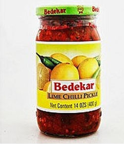 BEDEKAR LIME CHILI PICKLES.