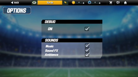 Options Menu Concepts
