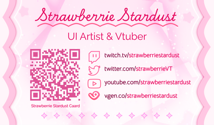 Strawberrie Business Card Back