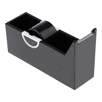 Excell EX-19125BK Klebebandabroller - Dualcore Mit Stifthalter Für Büro & Haushalt