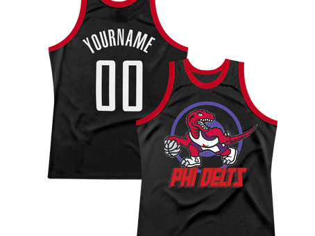 Retro Fraternity Raptors Phi Delts Jersey. Click the link to order today! Greeklife #basketball
