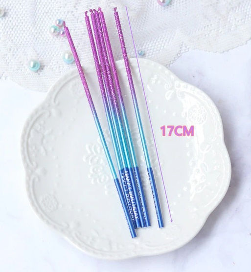 Thumbnail: 5 pcs/set Gradient Candles Cake