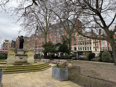 Weddel house from park