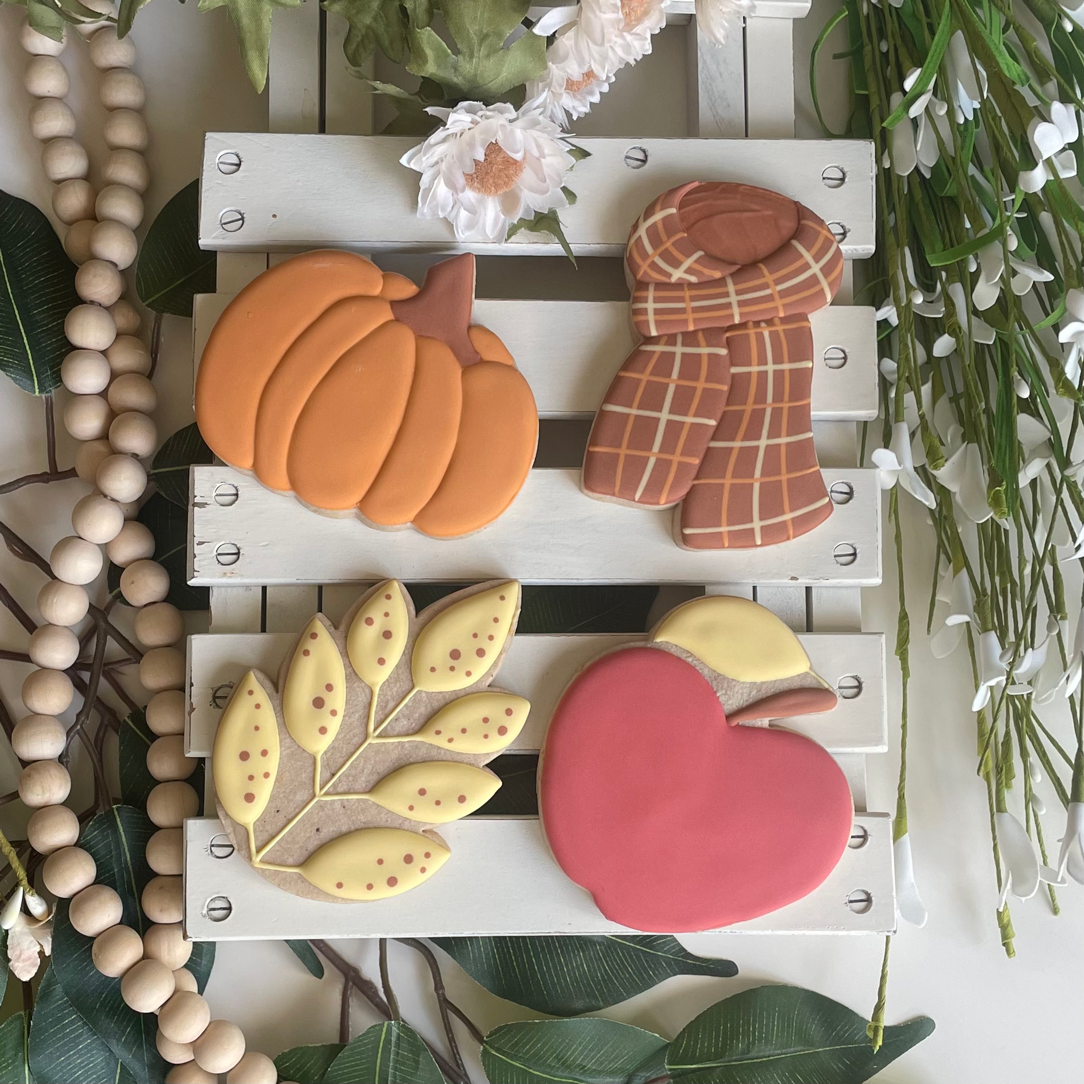 Autumn Cookies Hand Cutting Template