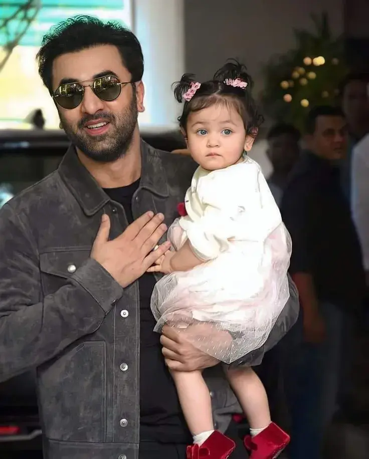 Ranbir Kapoor and Raha Kapoor