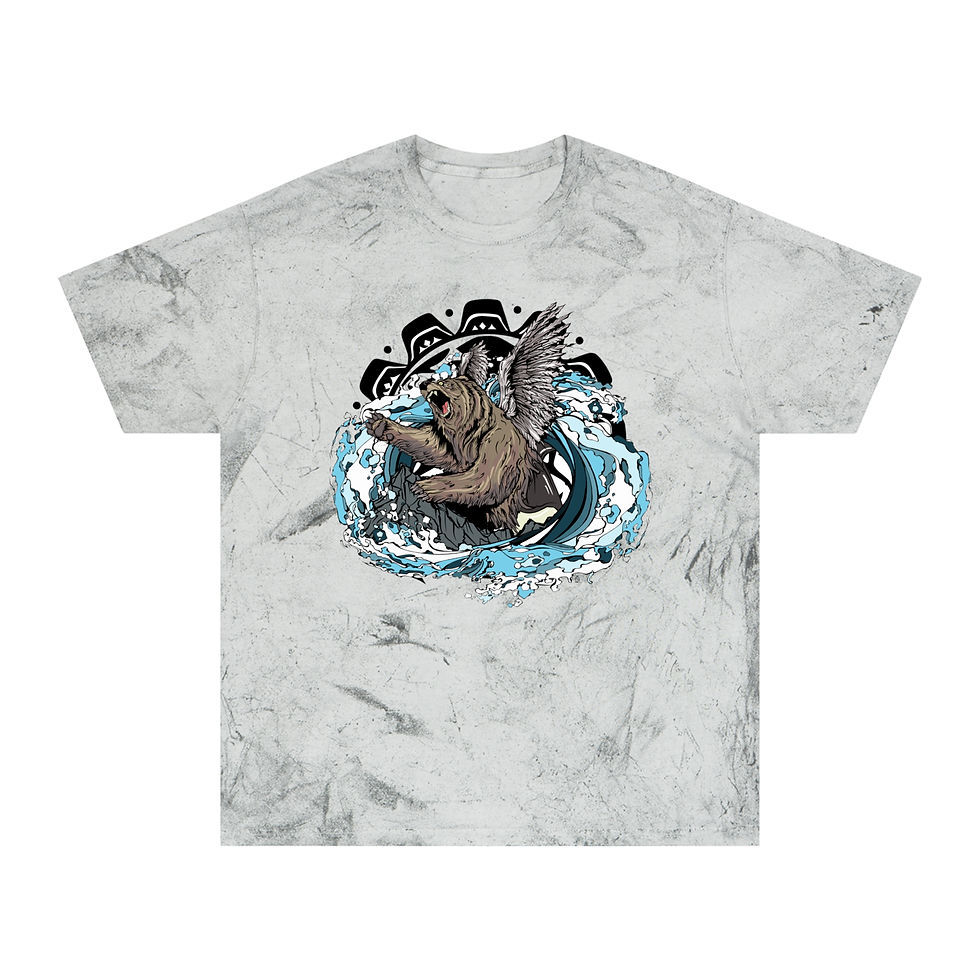Thumbnail: "Totem Waters" Unisex Color Blast T-Shirt