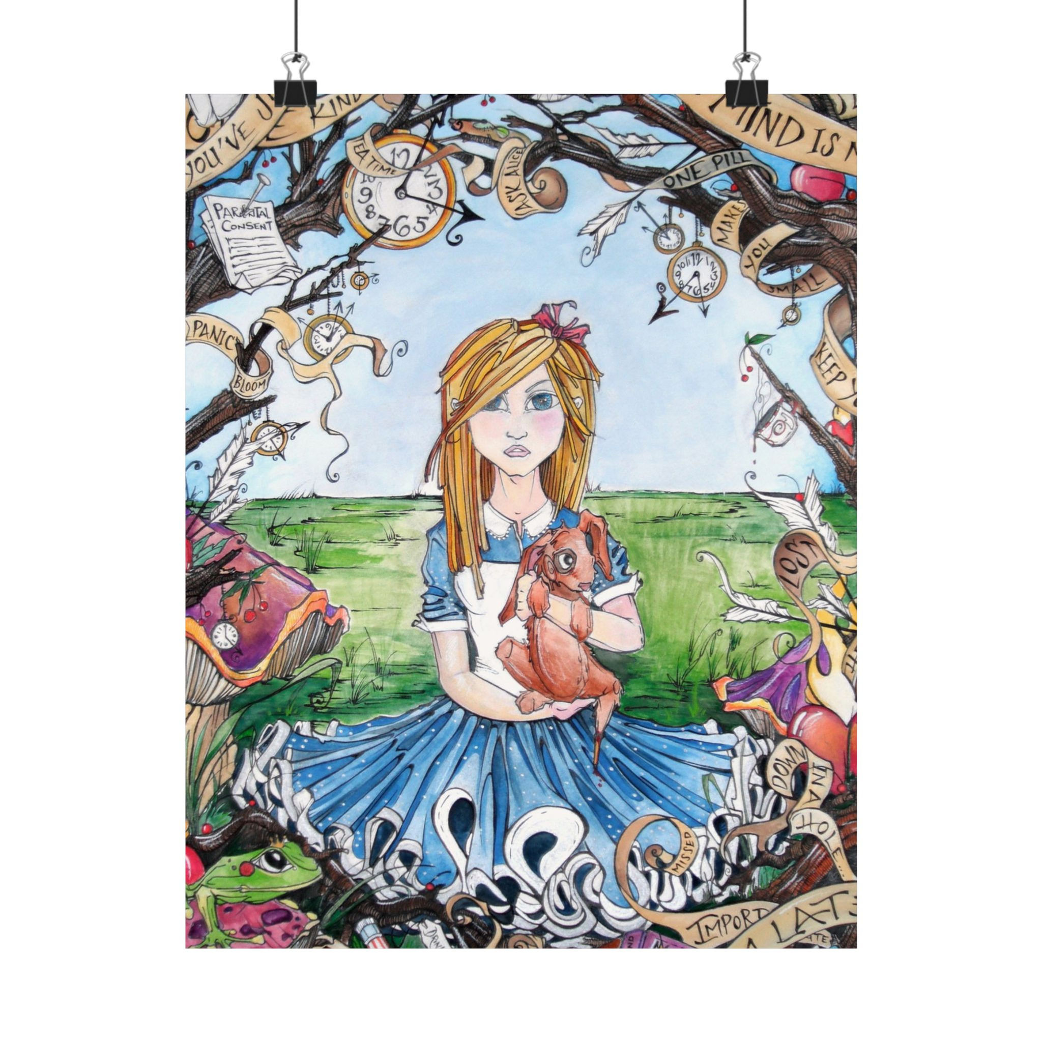 "Ask Alice" Matte Poster